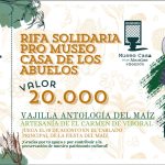 Rifa Solidaria de Vajilla Artesanal en Beneficio del Museo Casa de los Abuelos